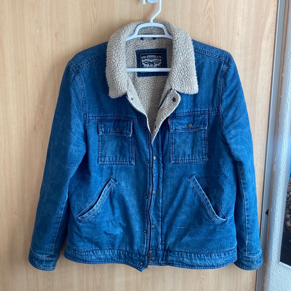 Levi Strauss Sherpa Jean Jacket XL